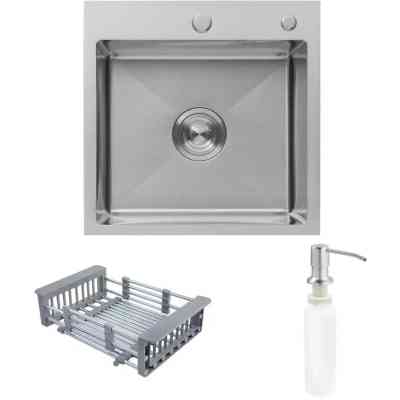 Мойка кухонная Kroner Geburstet-5050HM (CV022800) Винница