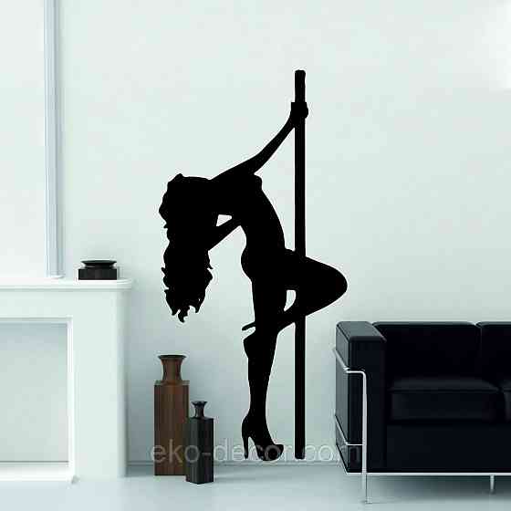 Декоративное настенное Панно «Стриптиз», Декор на стену 70*33 см, Черный Киев