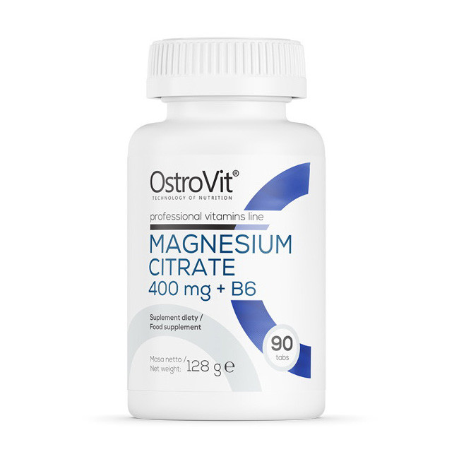 Magnesium Citrate 400 mg + B6 (90 tab) Луцк - изображение 1