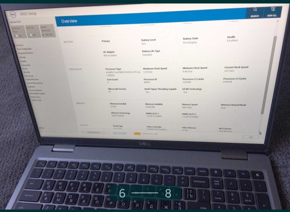 DELL 15 5520 ,lPS Full HD ,16Gb DDR 4 ,256Gb NVMe Киев - изображение 6