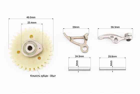 Шестерня розподільного вала 139F - 4Т, металевий кулачок + клапанний механізм Киев