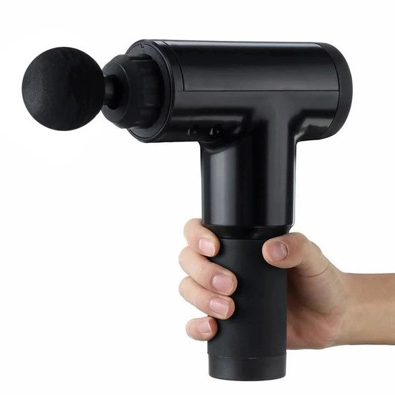 Аккумуляторный массажер для икр Fascial Gun KH-320, Вибрационный массажер ручной, Масажер для поясницы BV-54 Львов - изображение 12