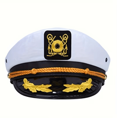 Фуражка капітана морська парадна, вишивка, регулювання. розмір 52-58 Київ