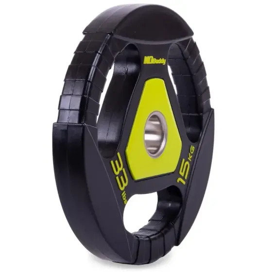 Диск поліуретановий 15 кг на гриф 50 мм Zelart TA-2677-15 Київ