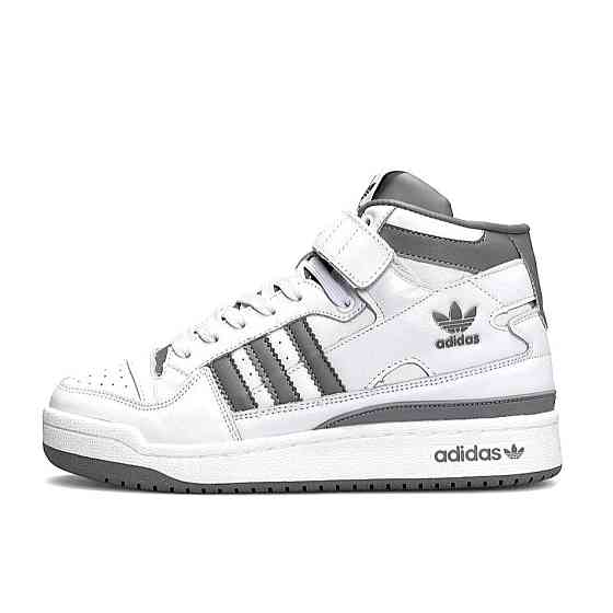 Высокие Термо Кроссовки Adidas Еврозима Кожаные Мужские Ботинки Адидас Белые (размеры: 41,42,45,46) Днепр