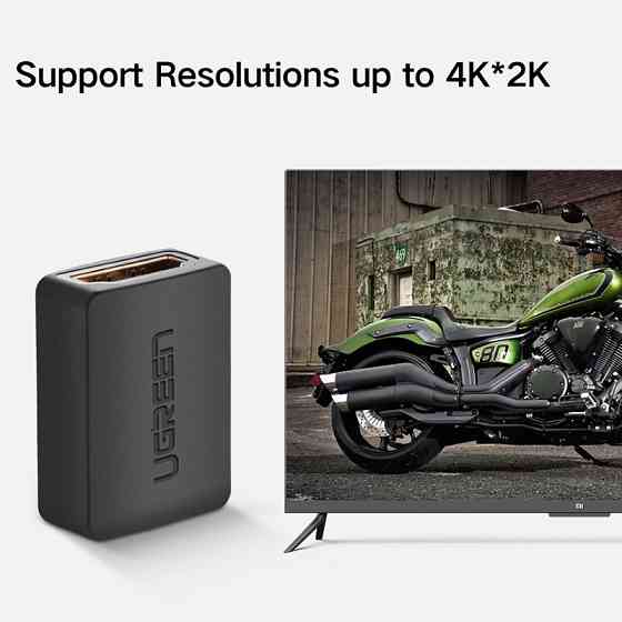 Соединитель HDMI v2.0 Ugreen 20107 (Черный) Николаев