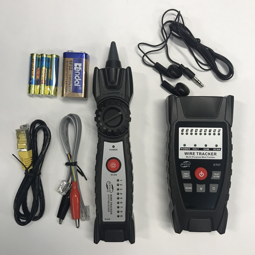 Тестер кабельний цифровий перешкодостійкий BENETECH GT67 Одеса - фото 4