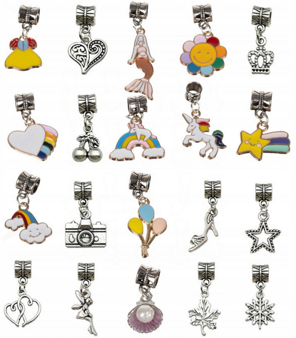 Детский Набор для изготовления украшений / браслетов из 70 элементов с сумкой Kruzzel (20315) Нововолынск - изображение 4