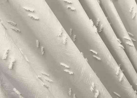 Комплект штор VR-Textil Льон Букле № 1881ш Молочний 165х295 см 2 шт (39-0106) Київ