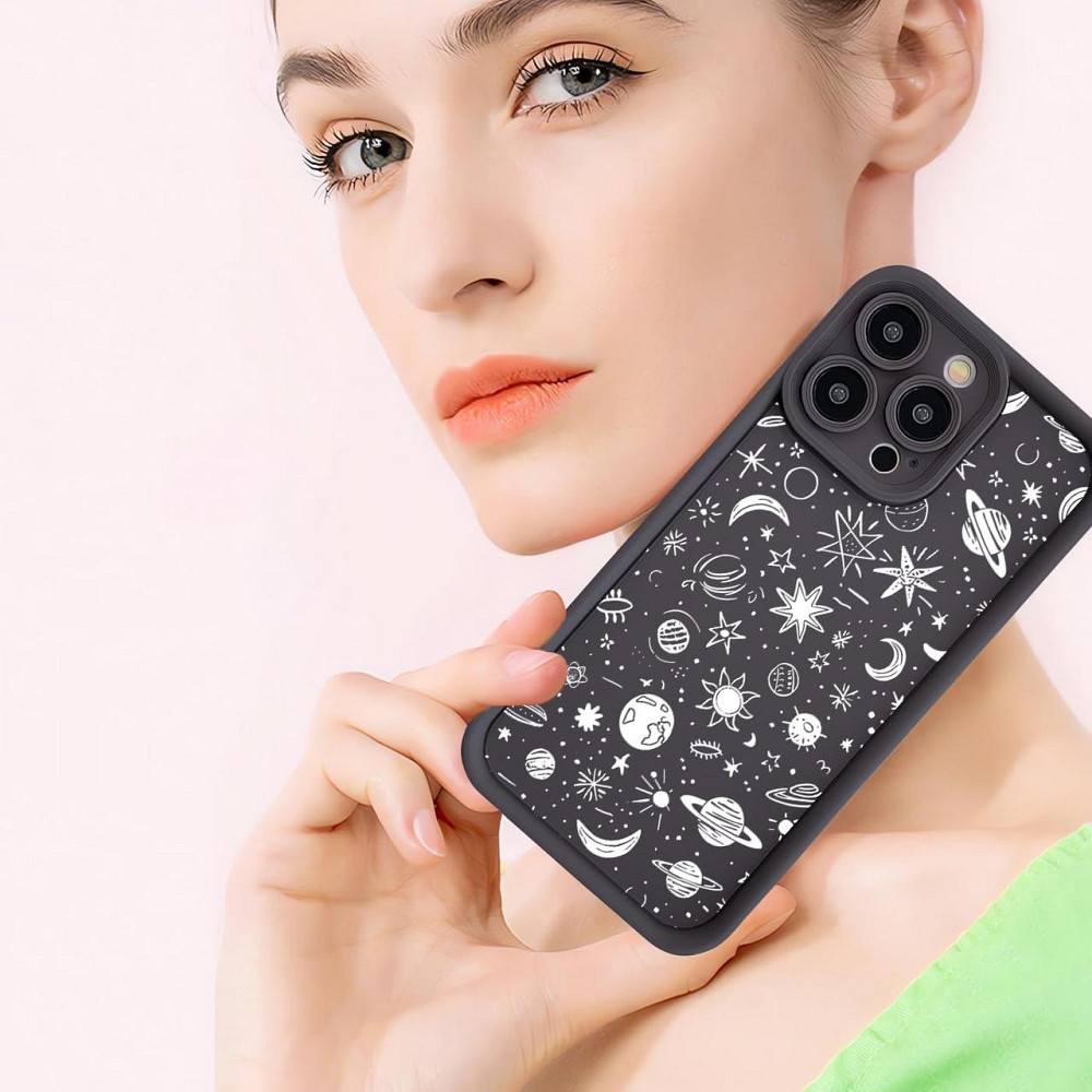 Силиконовый чехол для Xiaomi Redmi 12 4G тонкий лёгкий мягкий с защитой камеры антишок чёрный Киев - изображение 7