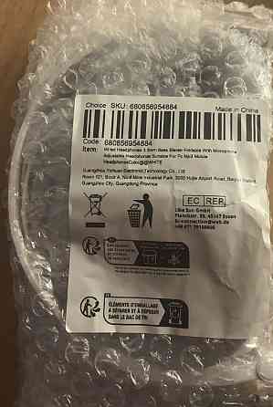 Дротові навушники 3 5 мм басові стерео. Київ