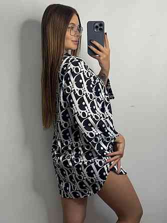 Жіноча нічна сорочка сатинова Діор M Харків