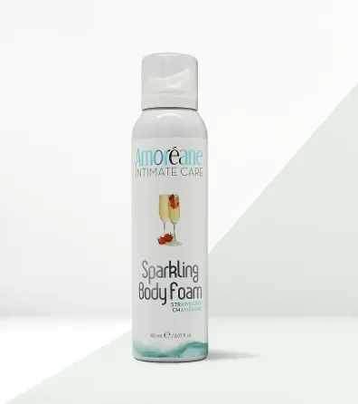 Масажна піна Amoreane Sparkling Body Foam Strawberry Champagne (150 мл) Львів