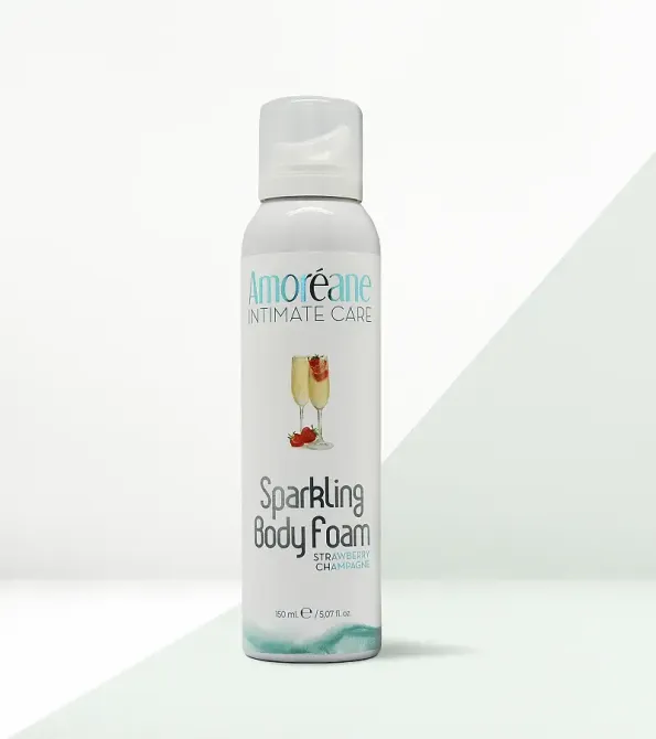Масажна піна Amoreane Sparkling Body Foam Strawberry Champagne (150 мл) Львов - изображение 1