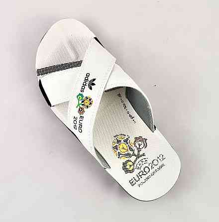 Чоловічі Шльопанці Тапочки Adidas Сланці Адідас Білі (розміри: 40) Дніпро