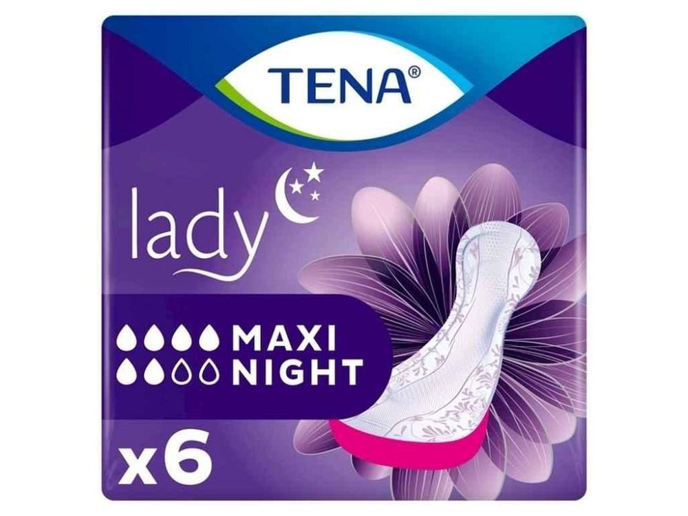 Прокл урологічні жін. Lady Maxi Night 6шт 6крап ТМ Tena Київ - фото 1