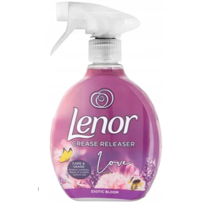 Спрей для разглаживания складок на одежде Crease Releaser Exotic Bloom 500 мл Lenor Львов - изображение 1