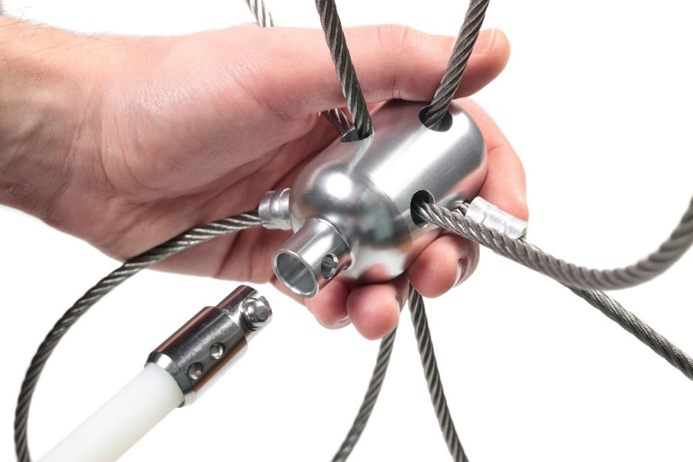 Алюминиевая щетка Savent TURBO 370 мм с тросами Киев - изображение 4