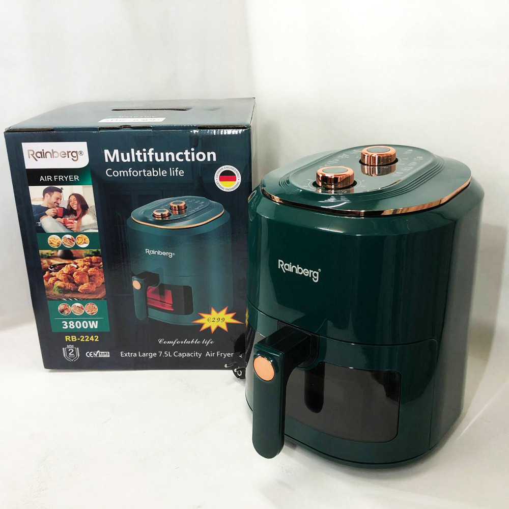 Аерогриль для випічки, Картопля фрі без рослинної олії, Аерофритюрниця для смаження без додавання олії QL-13 Львів - фото 9