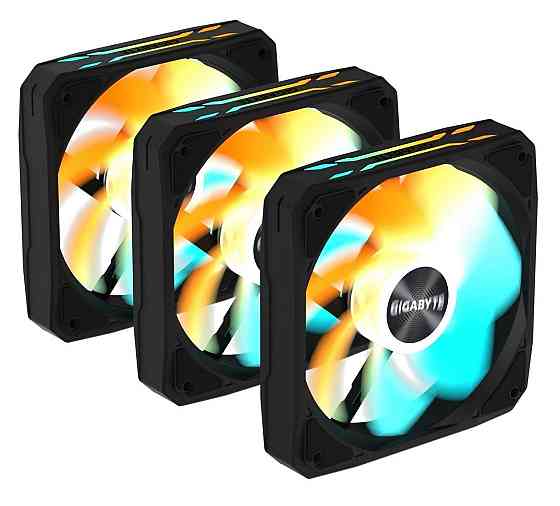 Вентилятор Gigabyte EZ Chain RVS Fan 120 3-Pack Black (GP-GBT EZRVSFAN1203) ( 16200 ) Харків