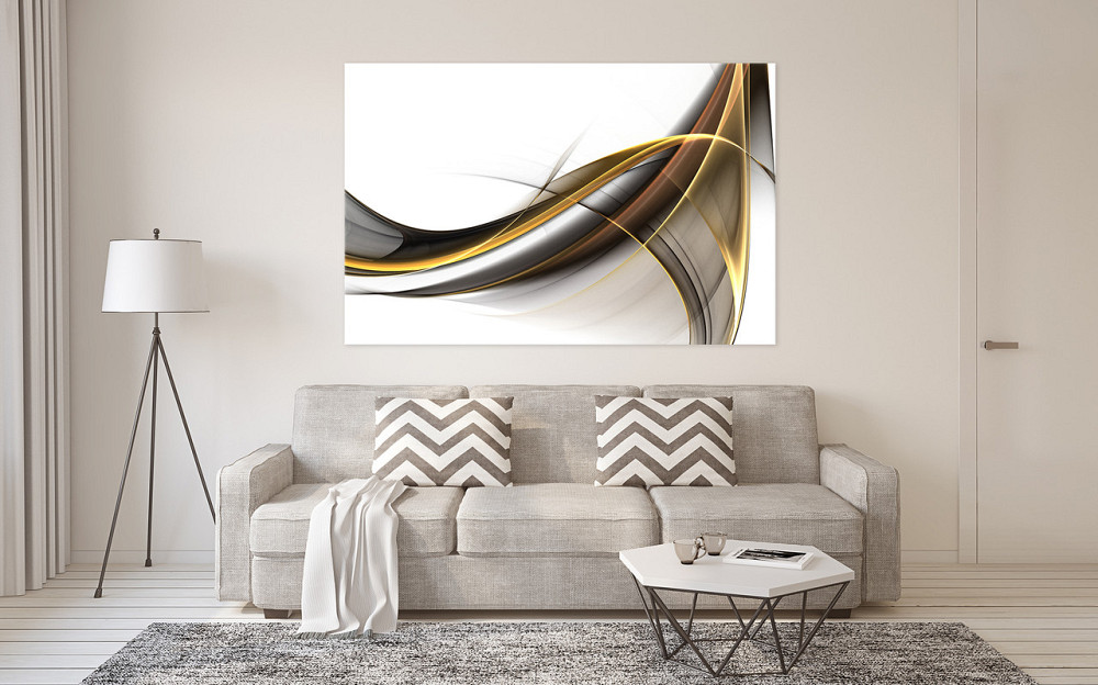 Картина холст у вітальню / спальню Абстракція   MLP_30  ( 60х30см ) 40x80 см Київ - фото 2