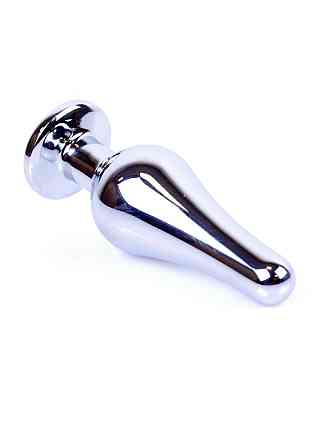 Анальна пробка - Jewellery Silver Long Plug Purple Sex Aura Київ
