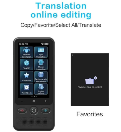 Голосовий перекладач AI Translator T18 Wi-Fi Bluetooth (138 мов) 1400 мАг Київ
