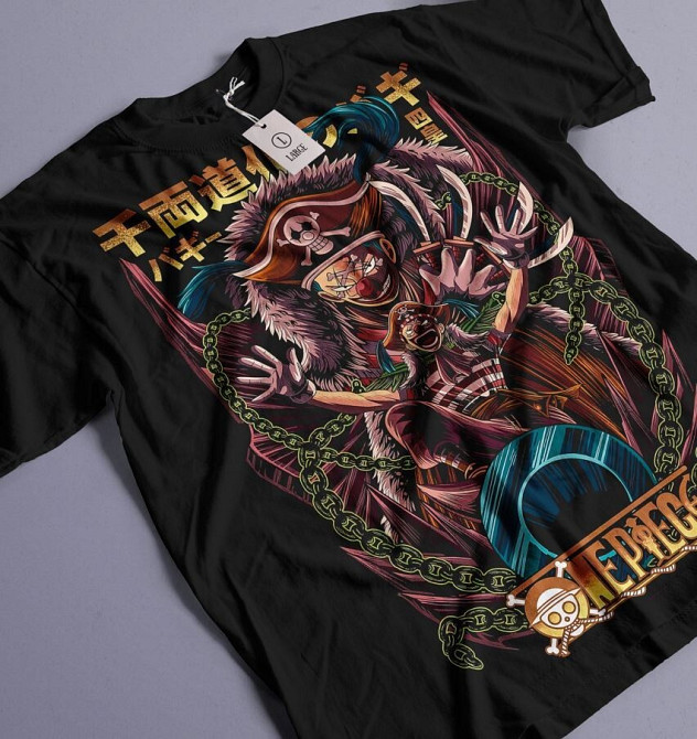 Футболка з аніме принтом Аніме Вінтаге Спекіал Аніме оверсайз (S/M/L) Чорний AnimeJ1013 Дніпро - фото 1