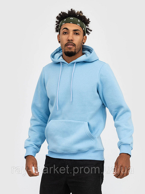 Набір чоловічий худі утеплене 2шт RAY BASIC Білий/Блакитний (U0401M-White-Sky Blue) XXL Київ - фото 2