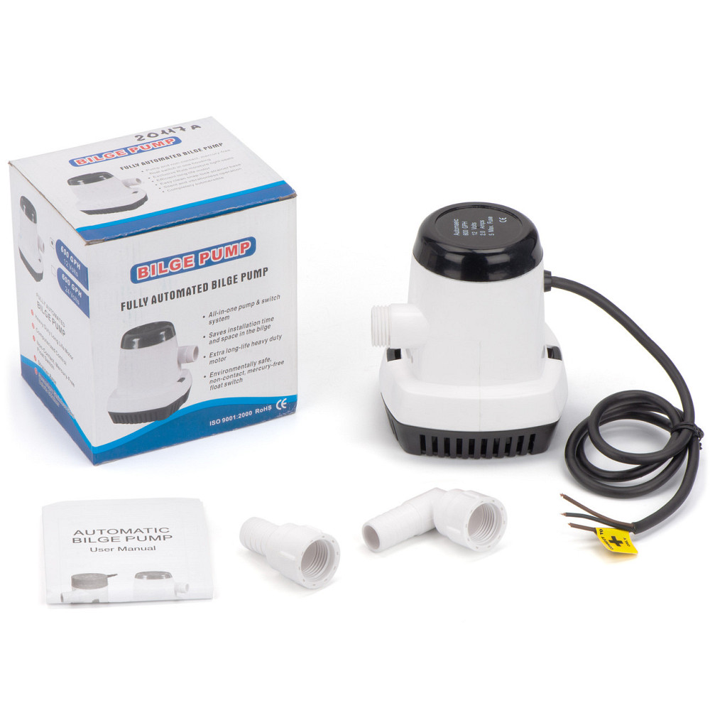 Помпа 600GPH 12V автомат WW-20117A Київ - фото 2