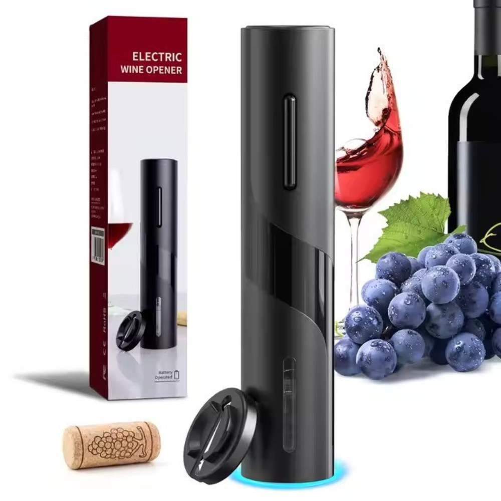 Штопор электрический на батарейках автоматический для вина електроштопор портативный с ножом для фольги Кам'янець-Подільський - фото 9