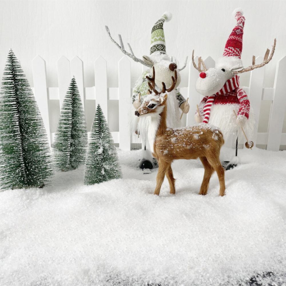 Искусственный снег сухой 50 г, имитация снега для декора, создания снежных сцен, снегопада Одесса - изображение 3