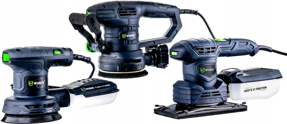 Шліфмашина ексцентрикова з регулюванням Wuber 1300Вт (Польща) Київ