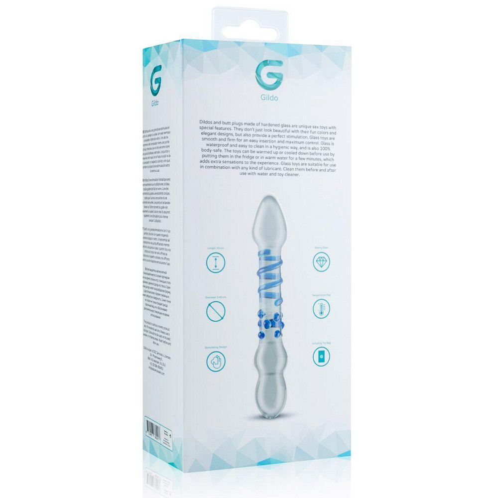 Стеклянный дилдо Gildo Glass Dildo No. 21 Sex Aura Киев - изображение 6