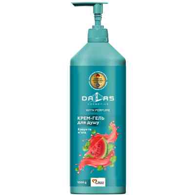 Гель для душа Dalas Cosmetics Арбуз и мята 1000 г (4823128004844) Винница