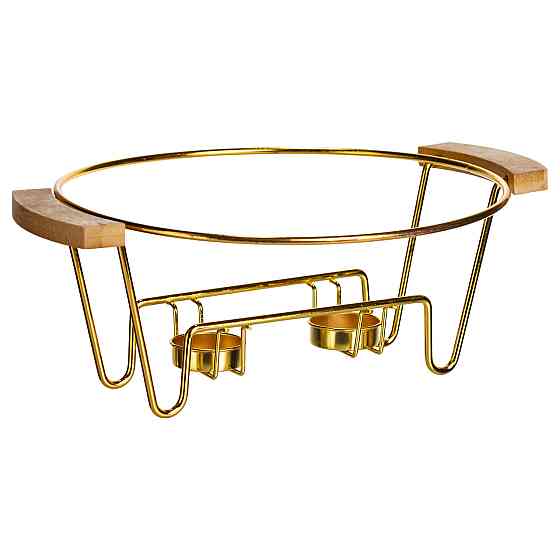 Yiwu Марміт порцеляновий настільний круглий 2 (л) з підігрівом Чорний мармур LC-718 Коломия