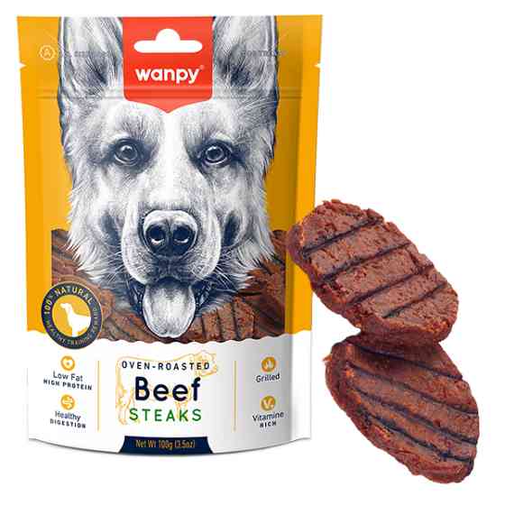 Wanpy Grilled Beef Steak ВАНПИ СТЕЙК ГРИЛЬ ГОВЯДИНА КУРИЦА лакомство для собак Киев