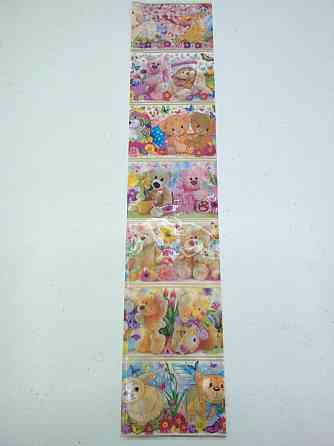 Наклейка на яйця 7 яєць "Ведмедики" (100 шт.) Харків