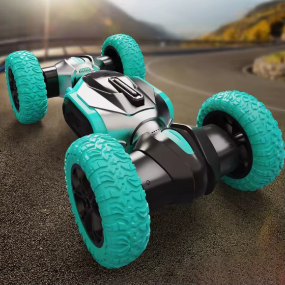 Машинка на радиоуправлении трюковая трансформер с резиновыми колесами ,зеленая Каменец-Подольский