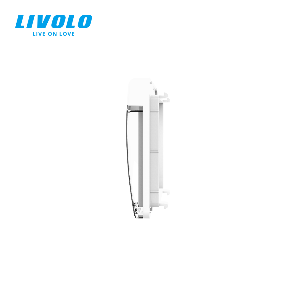 LIVOLO Кришка для розетки LIVOLO IP44 – захист від вологи та бризок, біла (VL- -2W) Коломия - фото 2