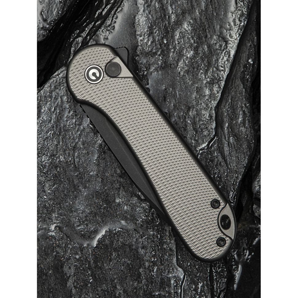 Ніж складаний кишеньковий Civivi Elementum II, (7.5 см) Nitro-V / Aluminum сірий Київ - фото 13