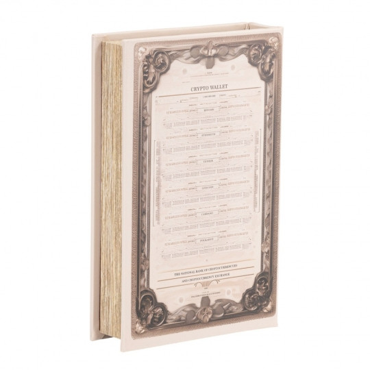 Книга-тайник сейф "Первая криптовалюта" для денег и ценностей, 26 см Винница - изображение 3