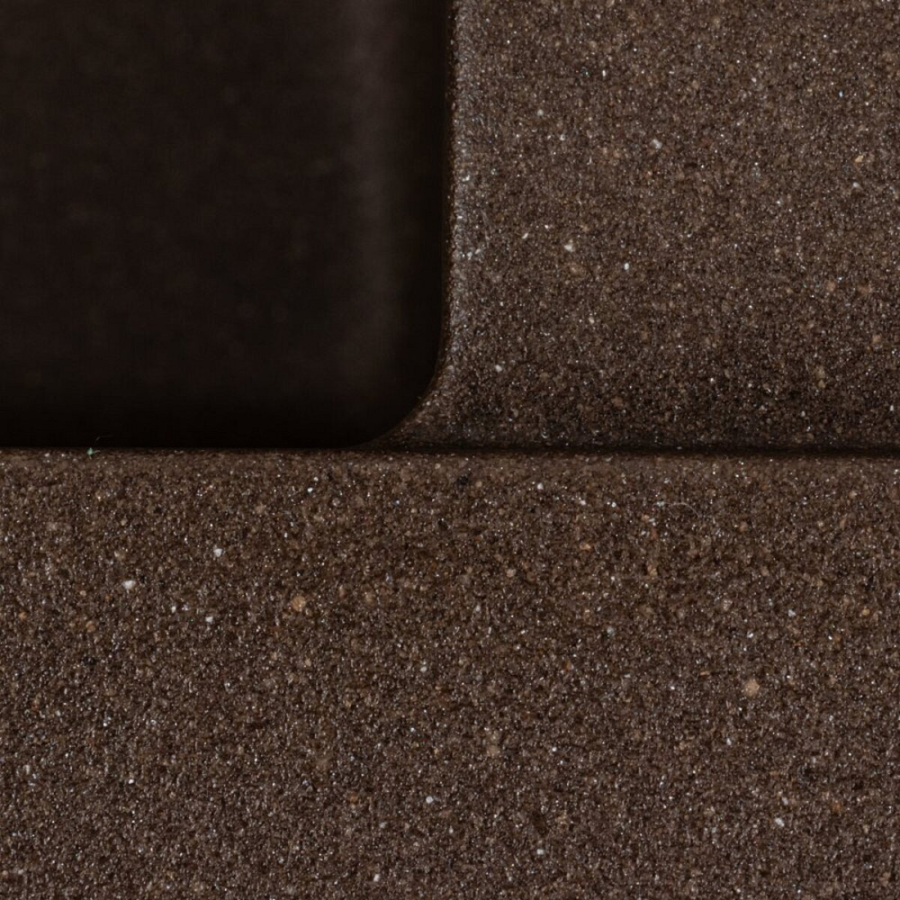 PLATINUM Кухонна мийка гранітна матова 7050 CASCADA Platinum Темна скеля Київ - фото 7