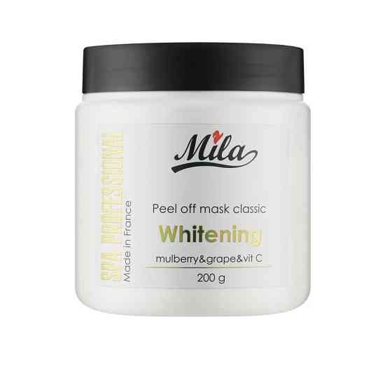 Альгинатная маска Осветляющая Peel Off Mask Whitening Mila Perfect 200 г Киев