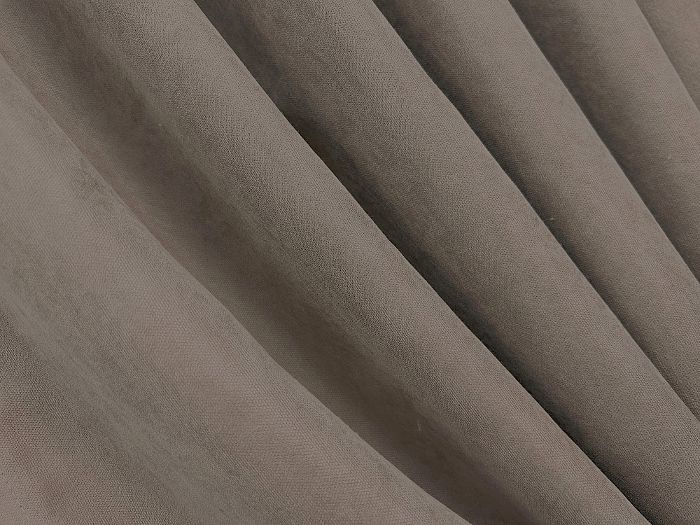 Комплект коротких штор VR-Textil Микровелюр Petek YL № 1707ш Какао 140х170 см 2 шт (35-0436) Киев - изображение 5