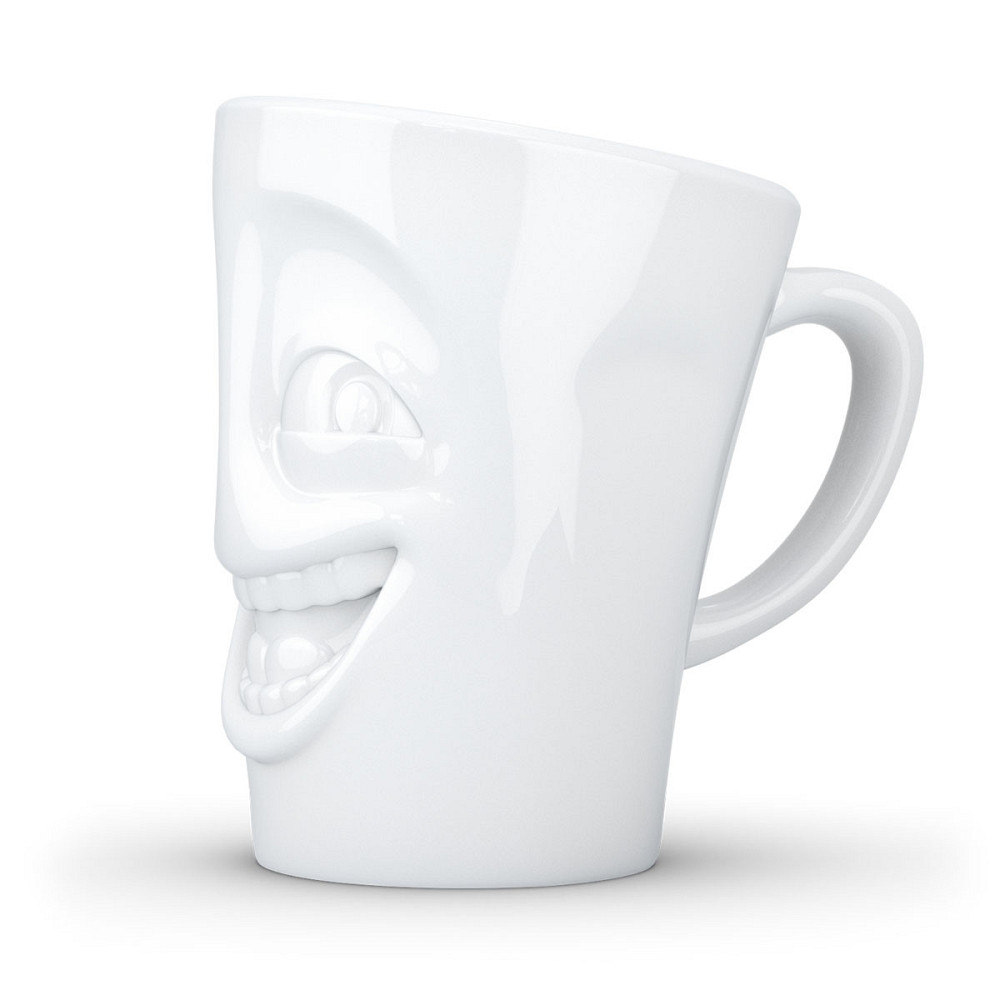 Чашка с ручкой Tassen Смех (350 мл) фарфор Белый Киев - изображение 1