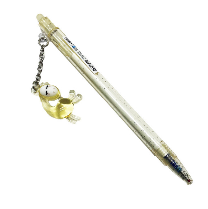 Ручка "Пише-Стирає" 35015 з підвіскою, синя Жовтий Вінниця - фото 1