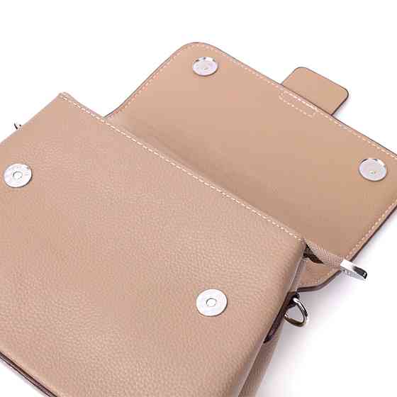 Женская сумка сэтчел из натуральной кожи Vintage 22292 Бежевая Киев