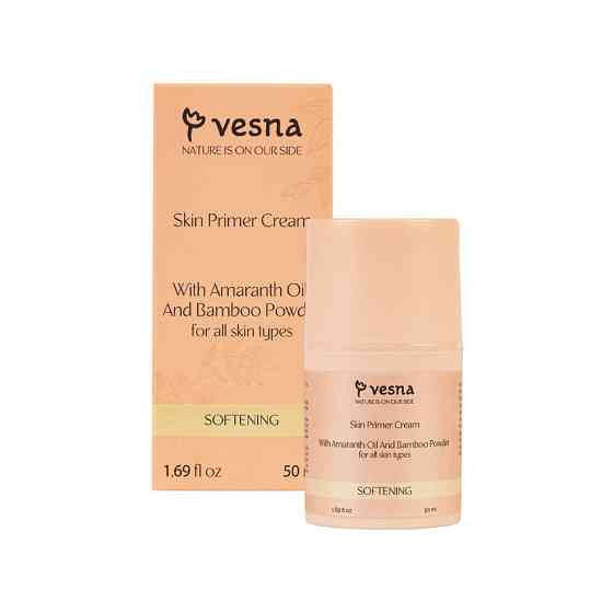 Крем-база/праймер під макіяж з амарантовою олією та бамбуковою пудрою Vesna 50 мл Київ