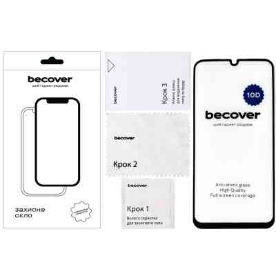 Стекло защитное BeCover Samsung Galaxy A25 5G SM-A256 10D Black (711351) Винница